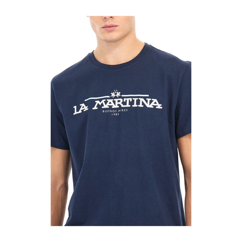 La Martina T-shirt T-shirt Uomo Aguer con stampa M P25 - LA MARTINAMAR304JS206 - 07017 - M - Francavilla Moda